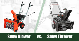 Snow Blower vs Snow Thrower
