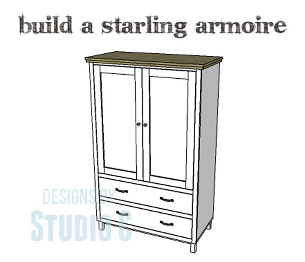 Starling Armoire by Studio C