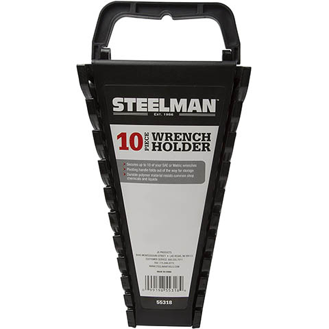 Steelman 55318 Universal 10-Tool Wrench Organizer