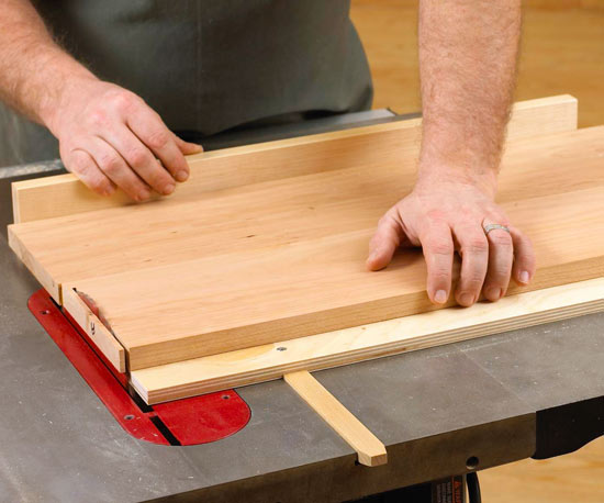 Table saw crosscut sled