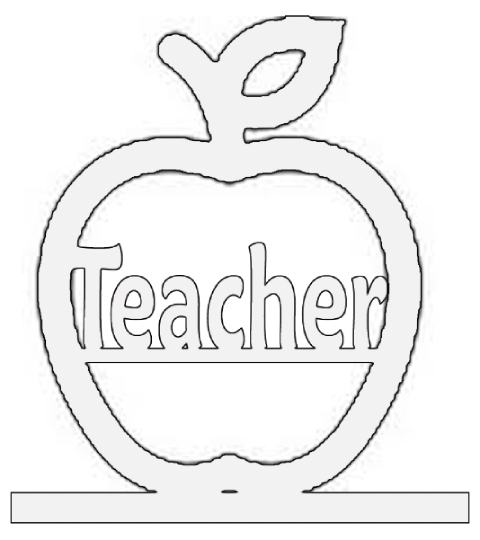 Teacher Apple Pattern from Baggetta
