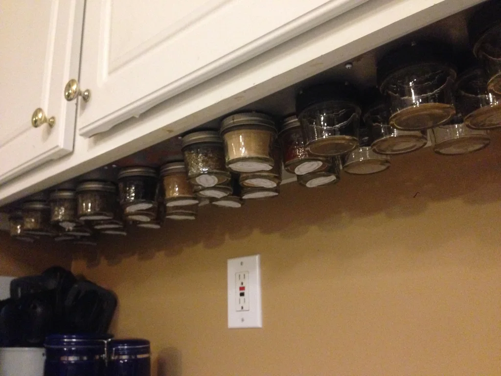 Tiered DIY Spice Rack from Joyful Derivatives