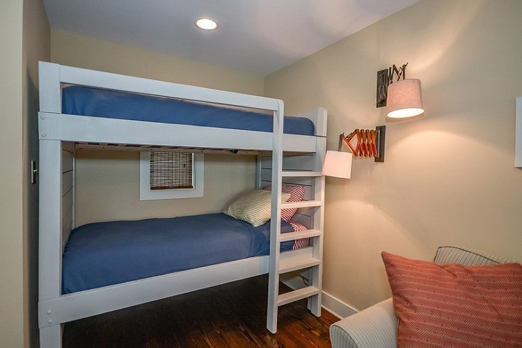 5 Diy Triple Bunk Bed Plans You Can, Triple Corner Bunk Bed Plans Free