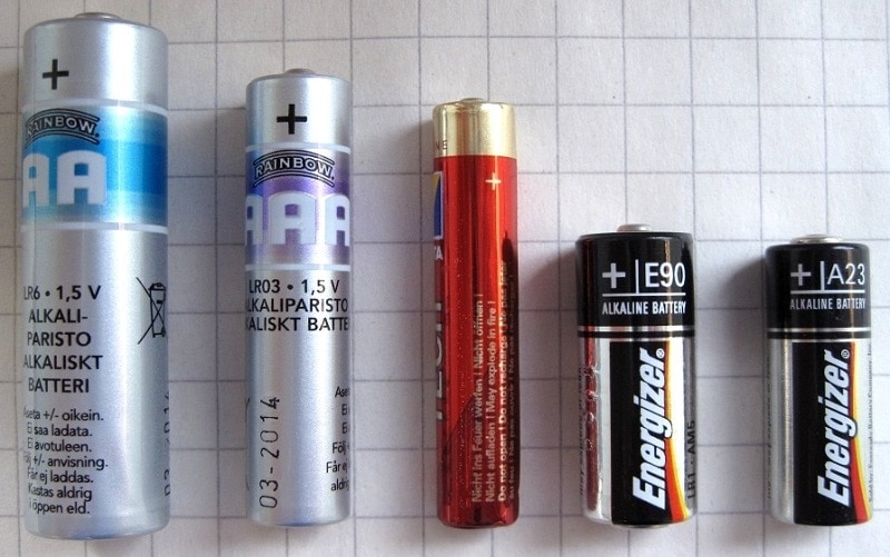 types of batteries