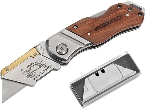 WORKPRO W011021A Folding Utility Knife
