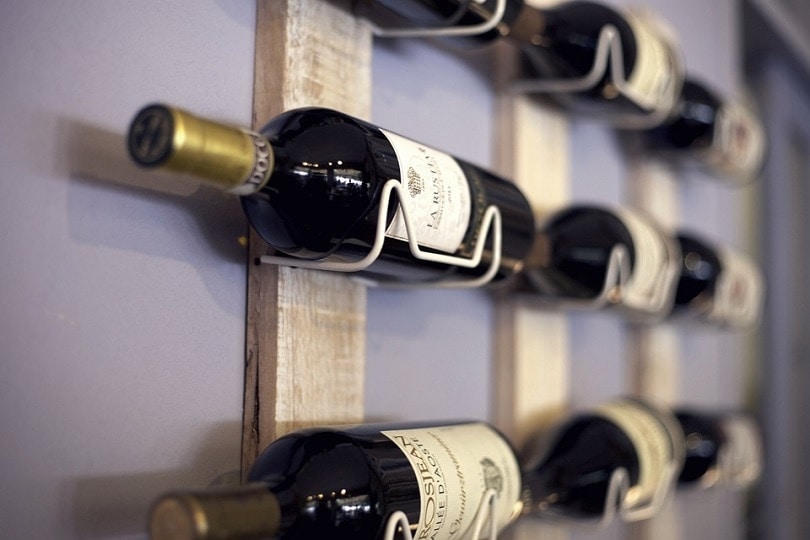Wine rack shelf
