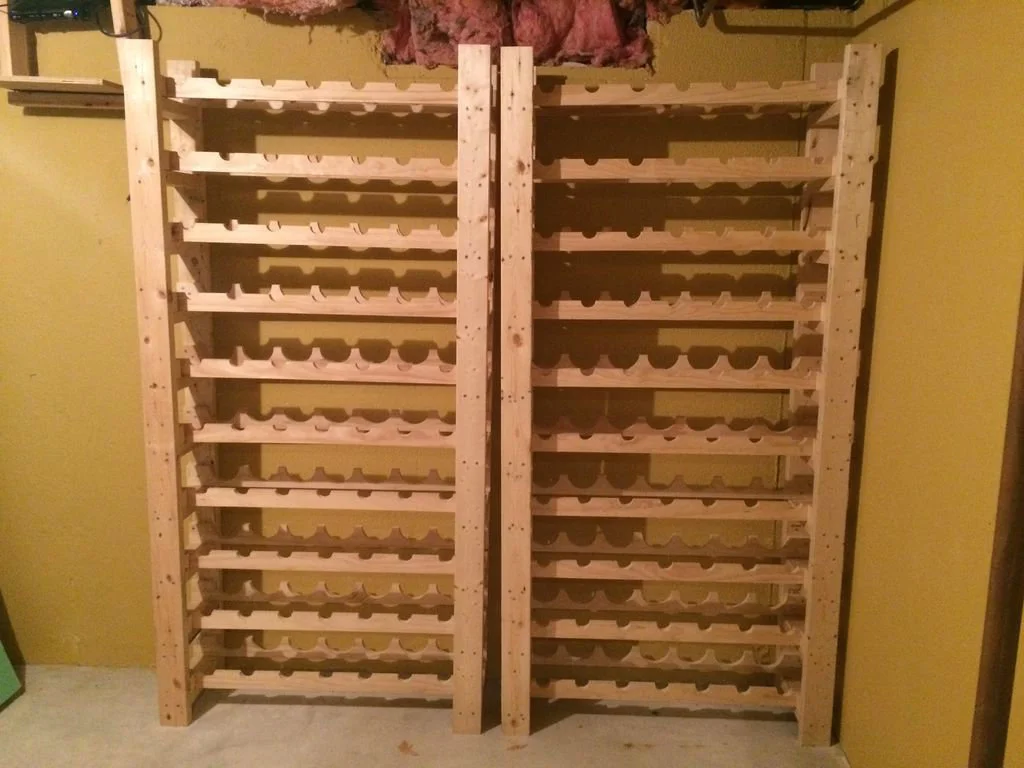 Wine rack tower
