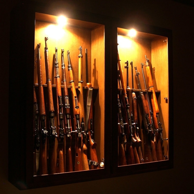 11 Free DIY Wood Gun Cabinet Plans You Can Make Today - House Grail