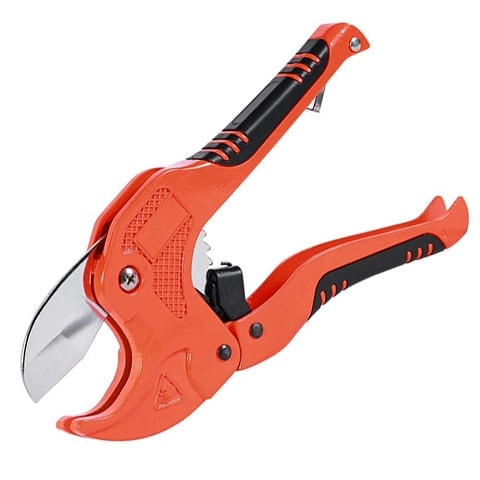 Professional Ratcheting Pipe Cutter PVC/Resin Tubing Plastic Pipe Cutter Tool 