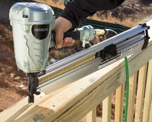 a pneumatic framing nailer