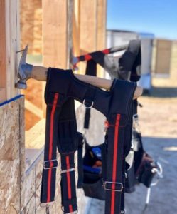 actual photo of ToolsGold Tool Belt Suspenders