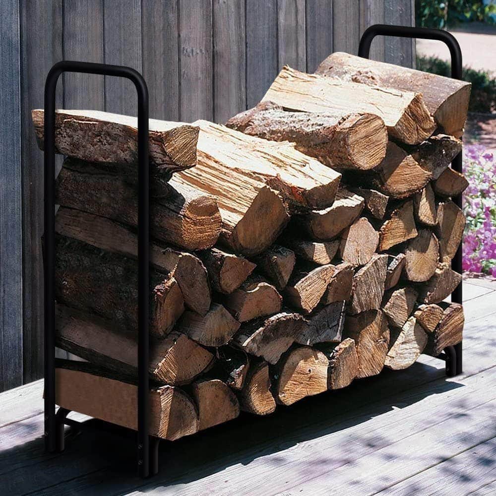 actual use of Amagabeli 4ft Firewood Rack