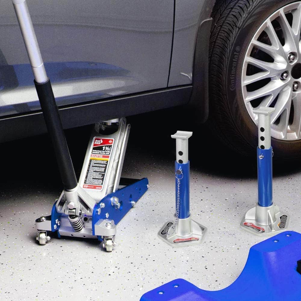actual use of BIG RED T815005L Low Profile Aluminum Racing Floor Jack