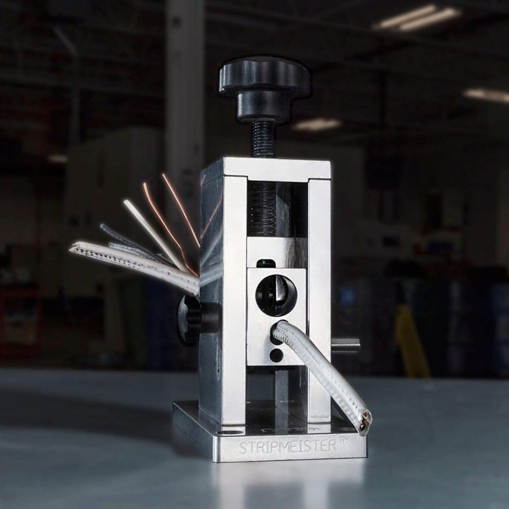 actual use of StripMeister WSM001 Automatic Wire Stripper Machine
