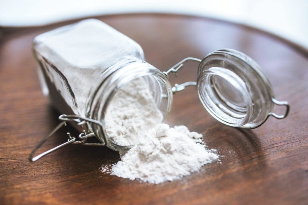 baking soda in a jar