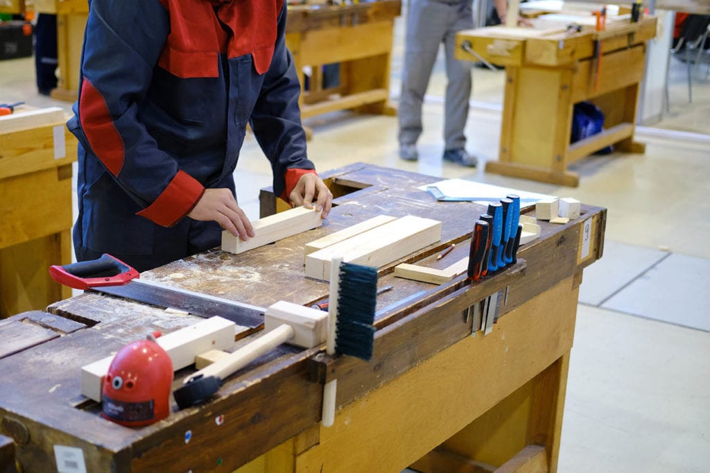 carpentry workbench
