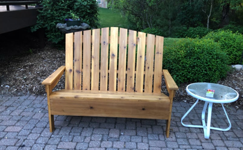 7 DIY Double Adirondack Chair Plans You Can Make Today (With Pictures ...