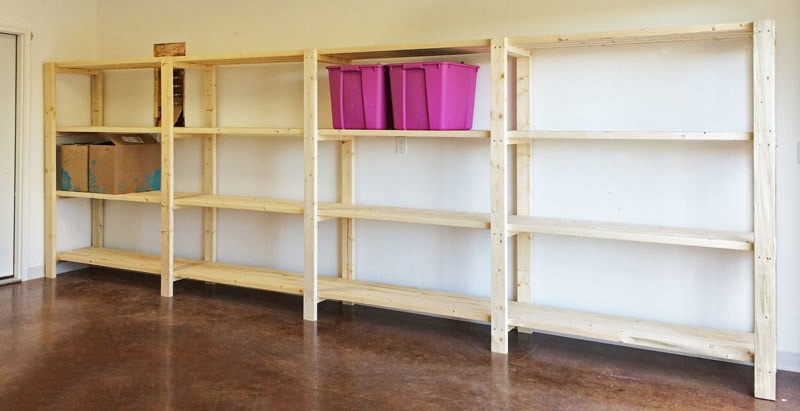 24 Free DIY Wooden Shelf Plans You Can Build Today (with Pictures ...