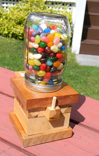 diy jelly bean dispenser