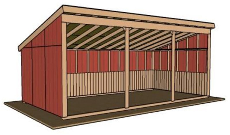 diy loafing shed