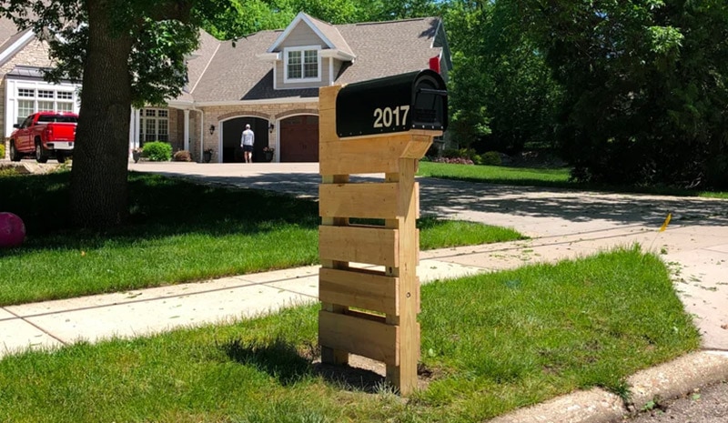 diy mailbox project