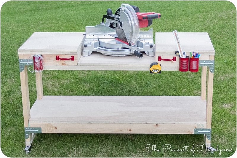 diy mobile miter saw stand