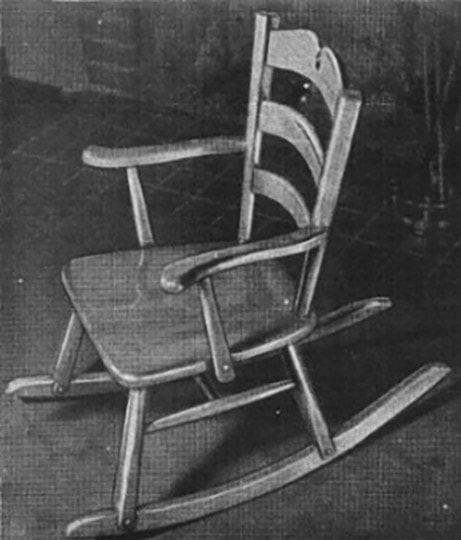 diy old-fashioned rocker