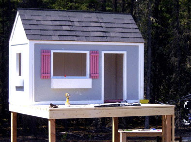 diy playhouse easy-to-build