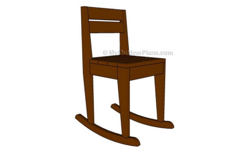 diy small and simple rocking chair