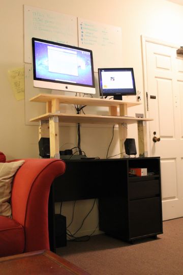 diy standing desk