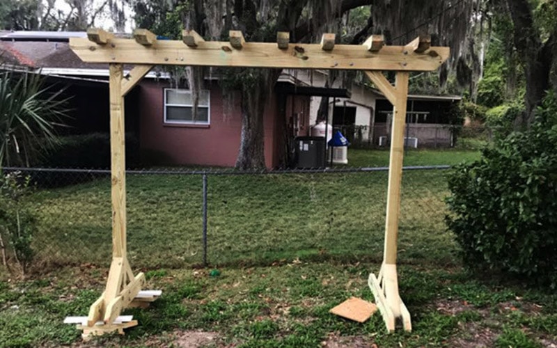 diy swing stand