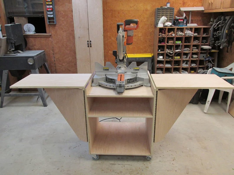 folding diy miter saw stand