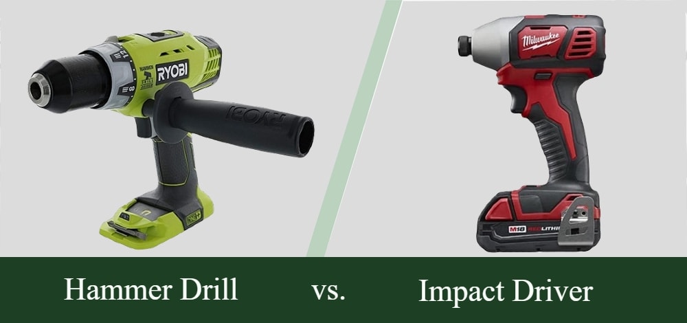 hammer drill vs impact drill vs drill