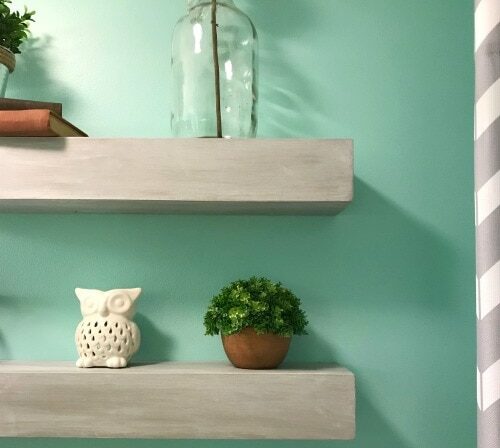 how to make floating shelves seamless
