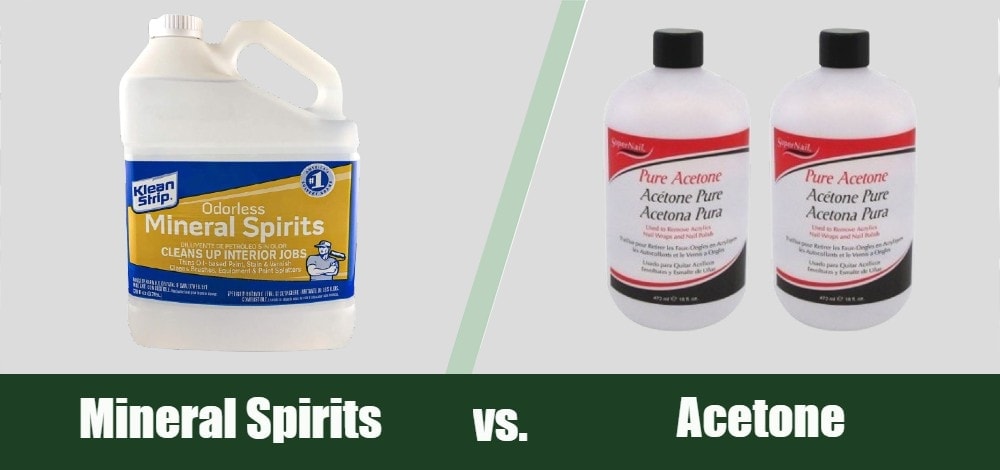 Difference Between Acetone and Mineral Spirits