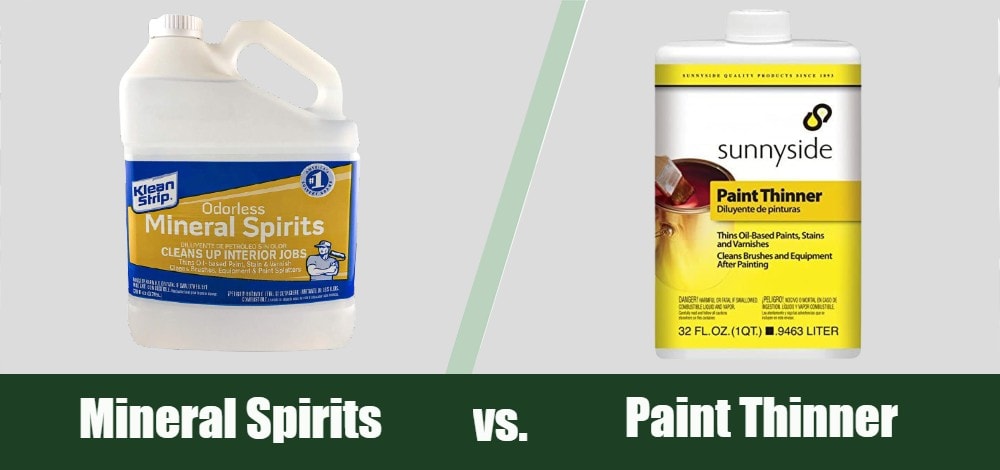 mineral spirits vs denatured alcohol