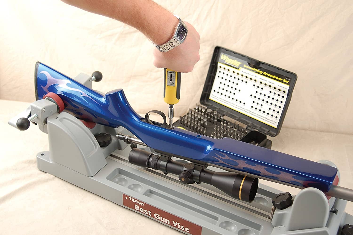 person using Wheeler 553556 Torque Screwdriver