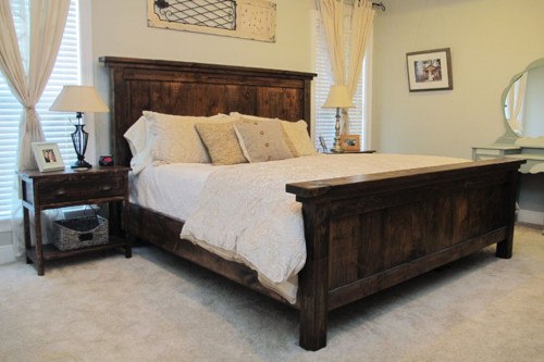 pottery barn farmhouse bed