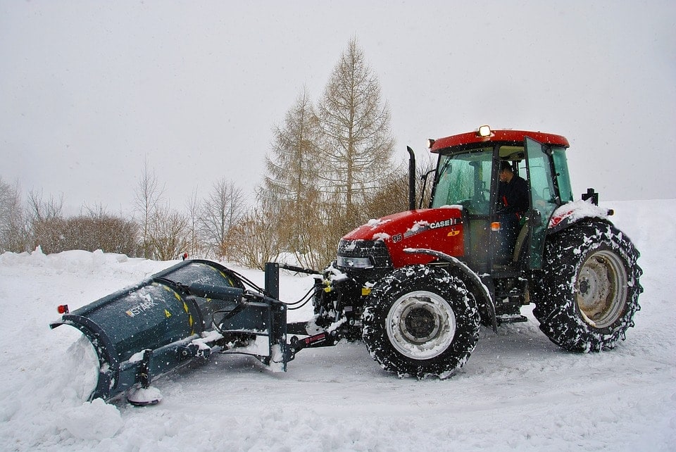 Best lawn tractor for snow online blowing