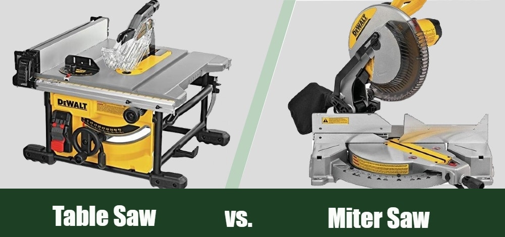 are table saw and miter saw blades the same