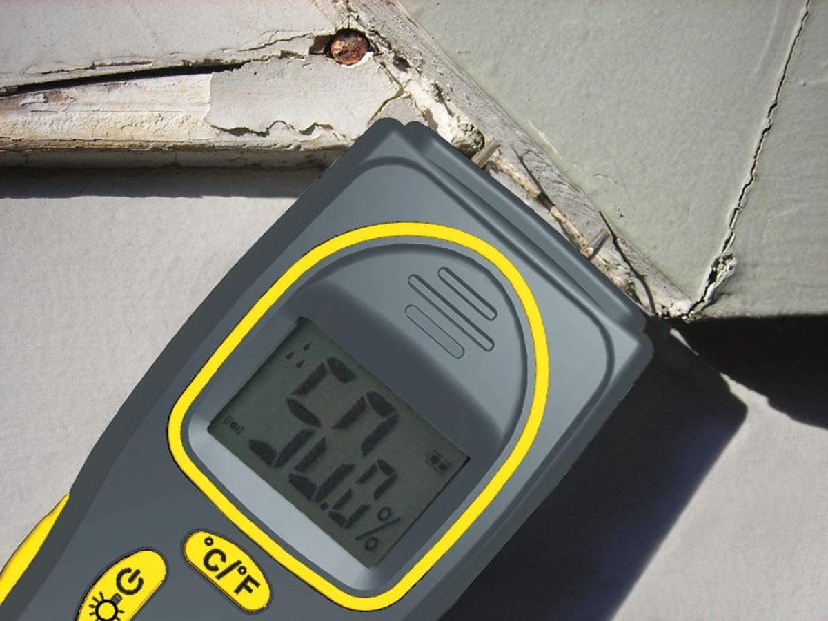 Carousel Meter MD914 Handheld LCD Wood Moisture Tester Moisture Meter for Logs 