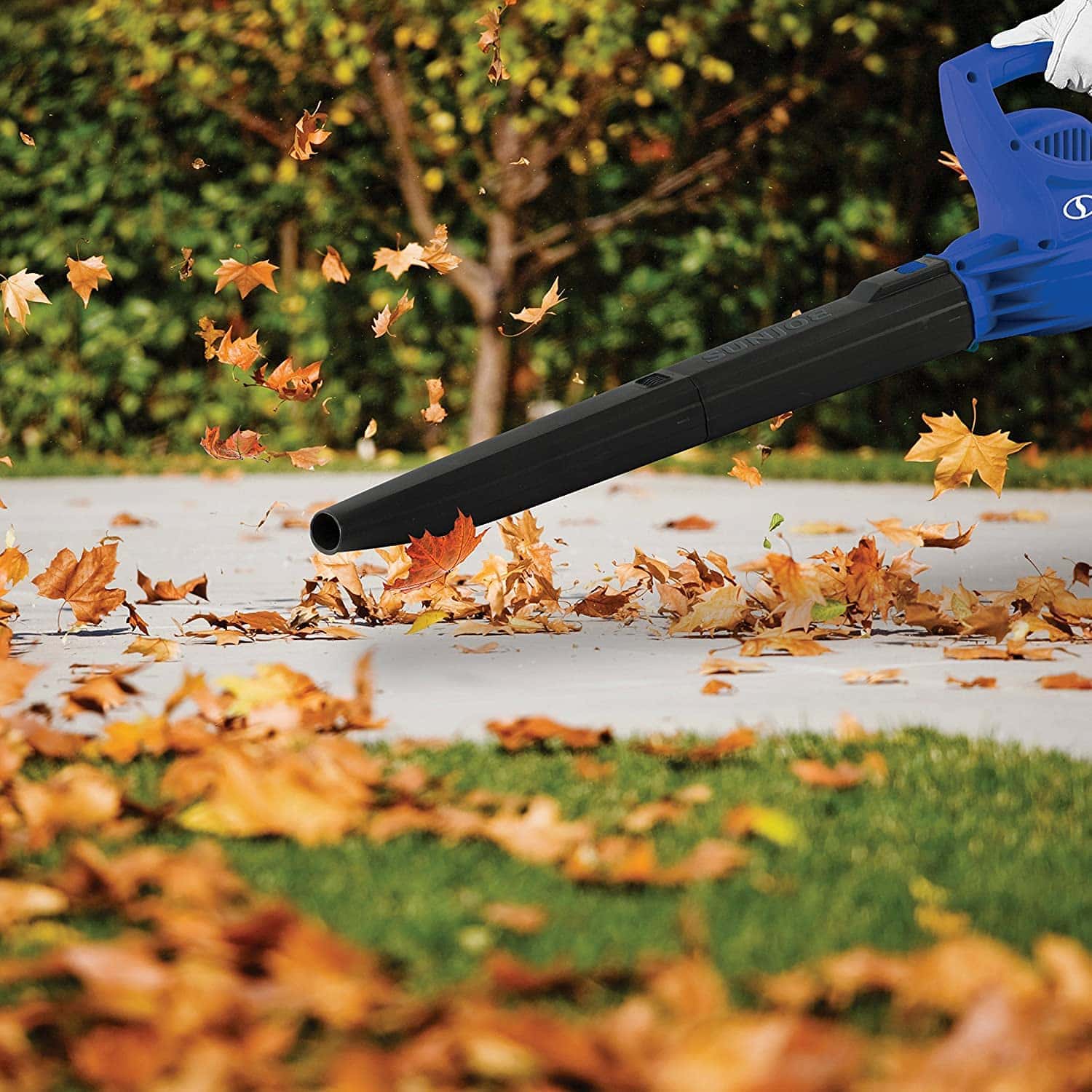 using Sun Joe SBJ597E-SJB Electric Leaf Blower