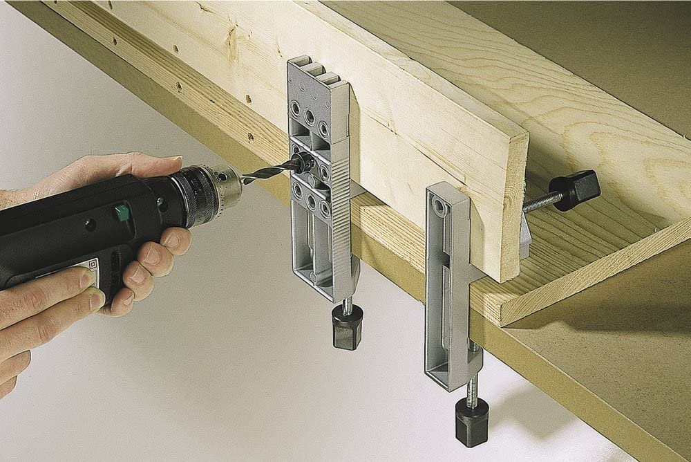 using Wolfcraft 3751405 Pro Doweling Jig Kit