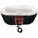 ALEKO HTIO2BKW Oval Inflatable Hot Tub