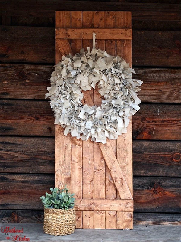 DIY Barn Door from Gathered In The Kitchen