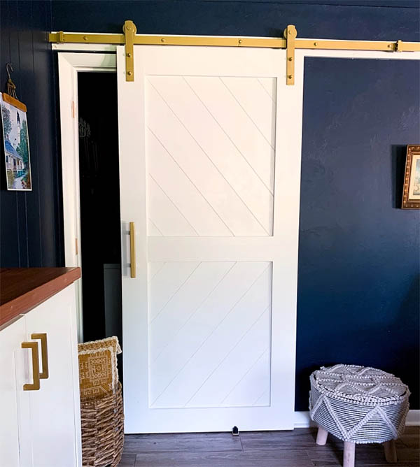 DIY Modern Barn Door from A Great Traveled Life