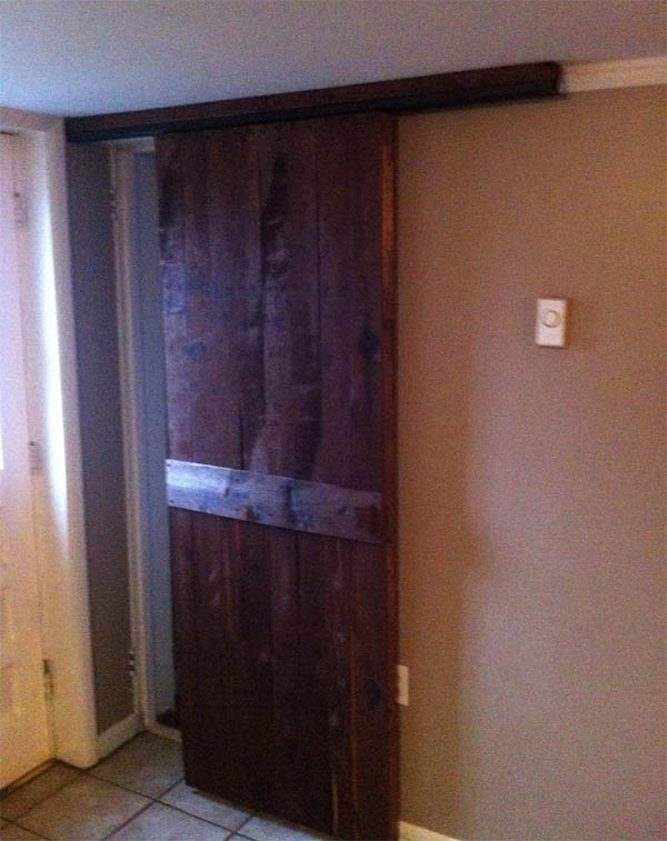 Pallet Wood Barn Door from Ana White