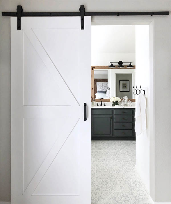 Surprisingly Simple Barn Door from Domestic Blonde