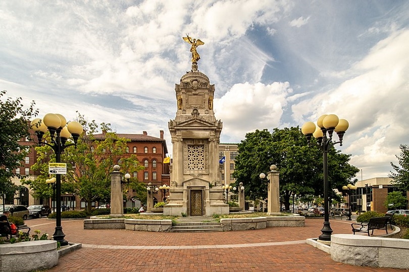 Civil War memorial, New Britain, Connecticut