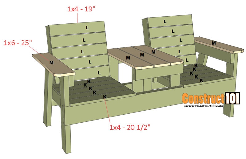 Construct 101 DIY Outdoor Bench